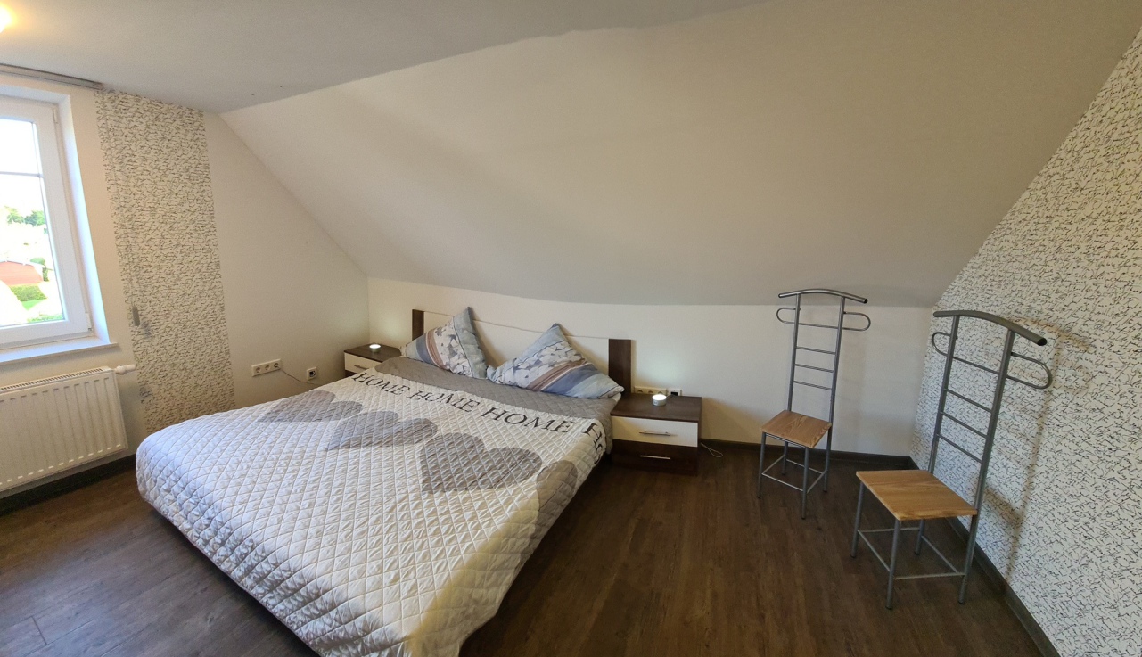 Schlafzimmer Ferienwohung Apartment UTKIEK Aurich Ostfriesland